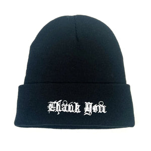 OG BEANIE BLACK - Cappellino a Cuffia Nero TYABN017-02-BLK . THANK YOU 
