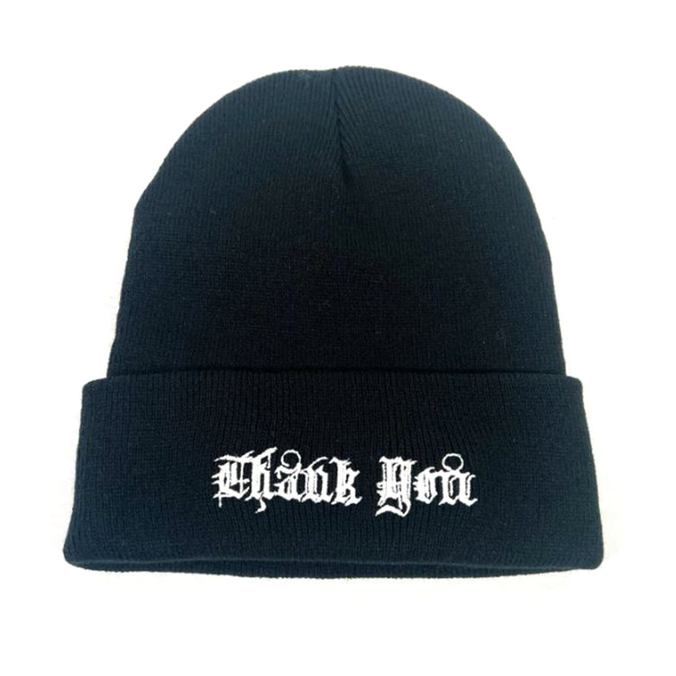 OG BEANIE BLACK - Cappellino a Cuffia Nero TYABN017-02-BLK . THANK YOU 