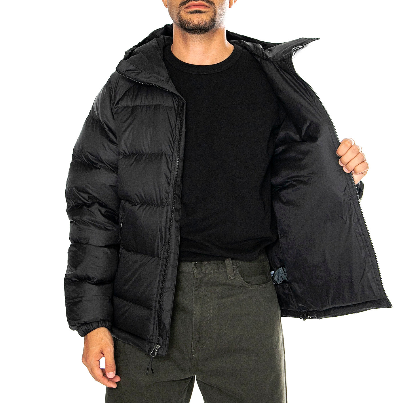 M HYDRENALITE DOWN HOODIE TNF BLACK - Piumino con Cappuccio Uomo Nero NF0A5GIE JK31 THE NORTH FACE 