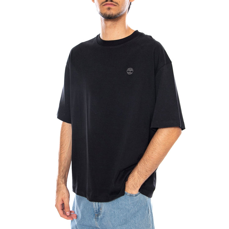Dunstan River Short Sleeve Tee Black - Maglietta Girocollo Uomo Nera TB0A6GH 30011 TIMBERLAND 