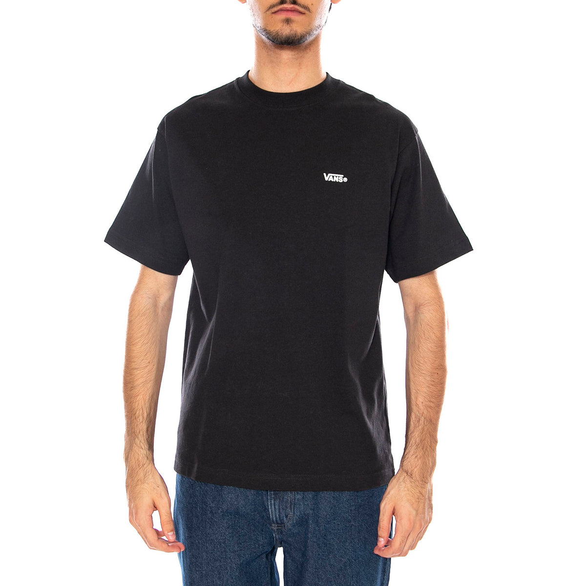 Original Standards Statement SS Tee Black - Maglietta Girocollo Uomo Nera VN000PF7 Y281 VANS 