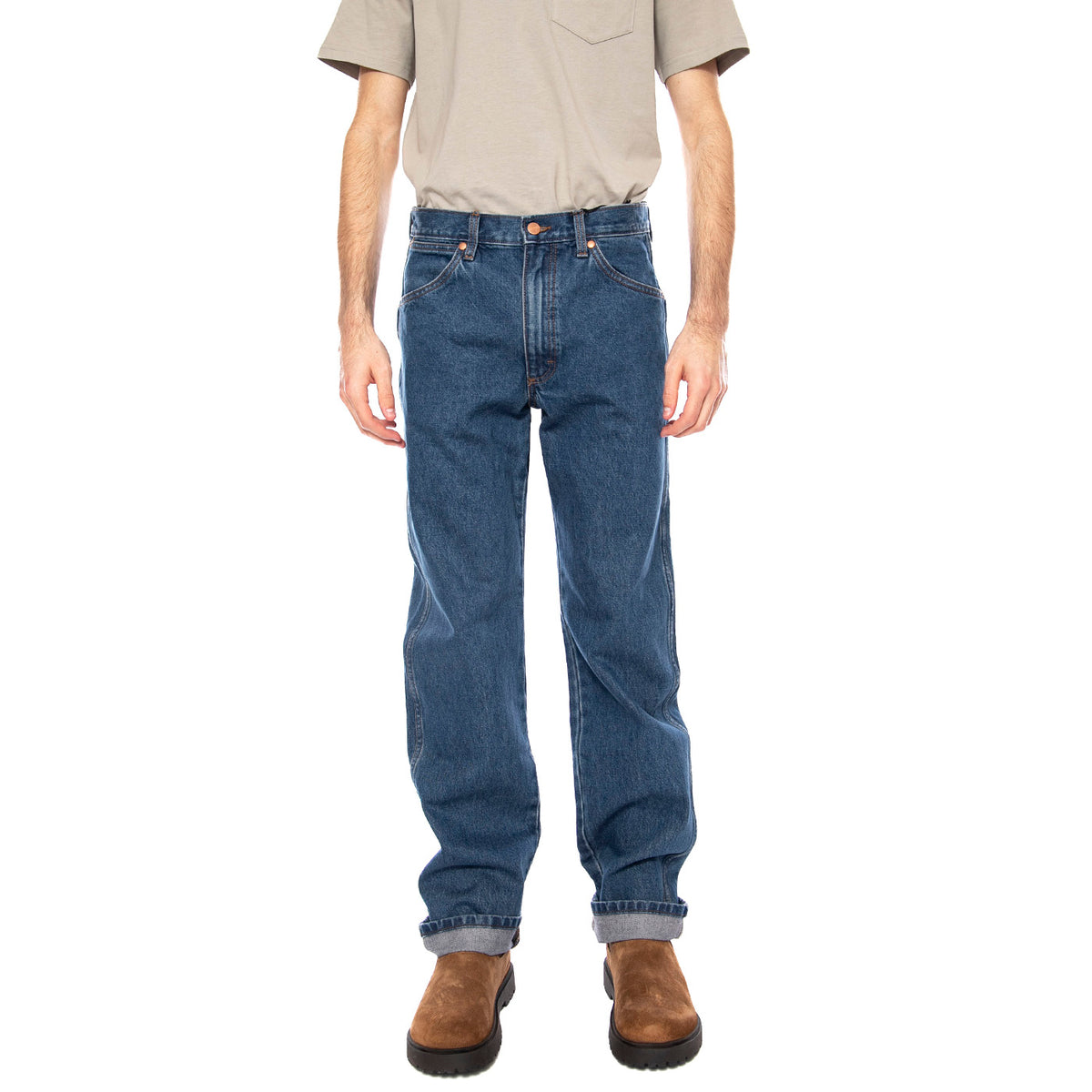 13MWZ Wrangler Blue - Denim Jeans Uomo Blu 112378542 . WRANGLER 