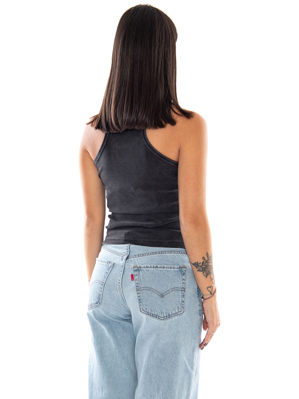 Champion Tank Top Black - Canotta Donna Nera 119128 KK001 CHAMPION 