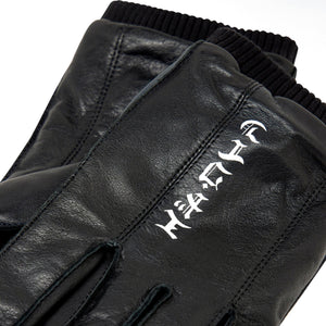 Motor Leather Gloves Black / Navy - Guanti Edwin Neri I034097.2L4.00. . EDWIN 