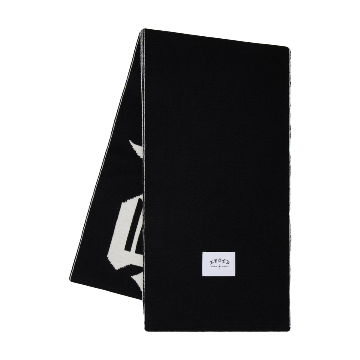 Graphic Scarf Black - Sciarpa Nera I034137.89.67. 89.67 EDWIN 