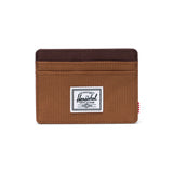 CHARLIE CARDHOLDER RUBBER CHICORY COFFEE - Portacarte Marrone  ACCESSORI HERSCHEL
