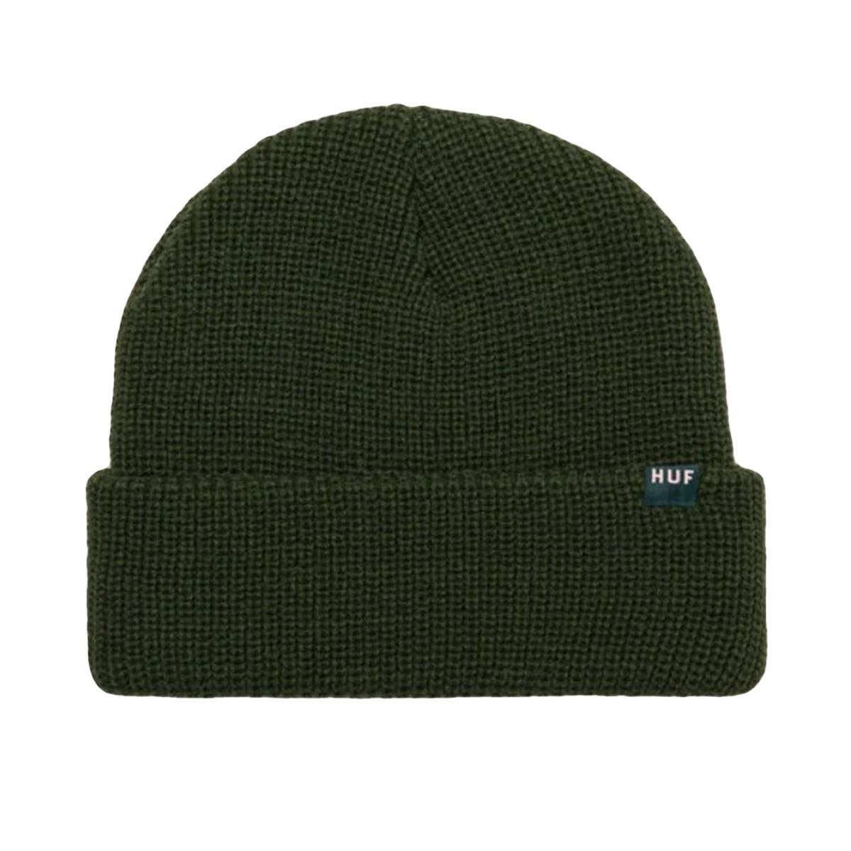 HUF Set Usual Beanie Hunter Green - Cappellino Verde in Maglia BN00134 HUN HUF 