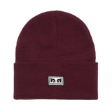 Icon Eyes Beanie - Cappellino in Maglia Bordeaux  ACCESSORI OBEY