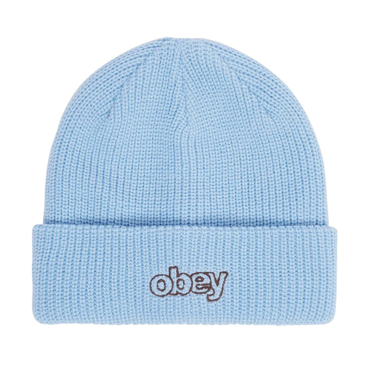 Throwback Beanie Sky - Cappellino in Maglia a Coste  Azzurro 100030209 SKY OBEY 