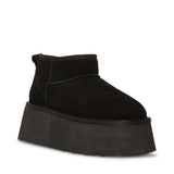 Campfire Tan Suede Black - Stivali Donna Neri  Donna STEVE MADDEN