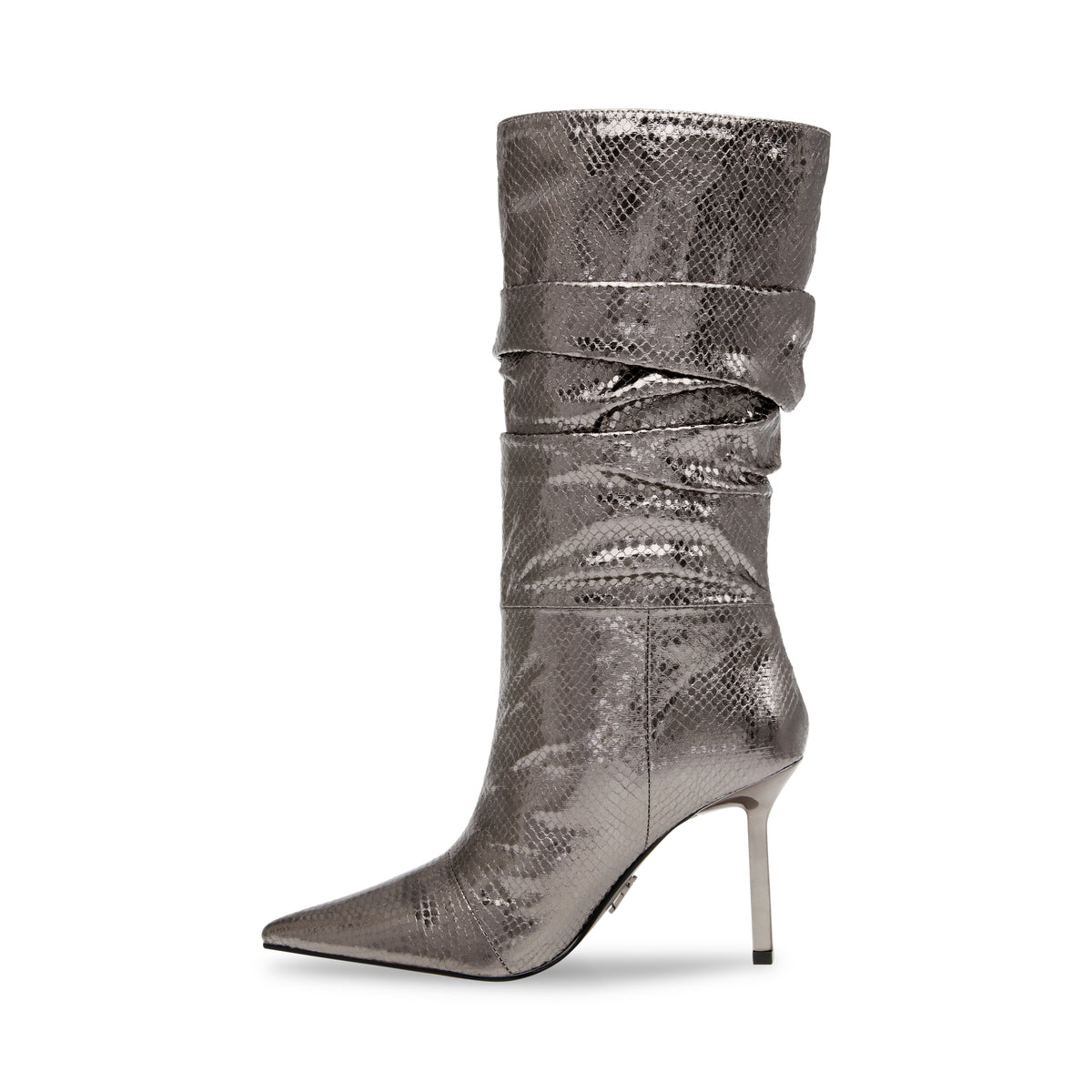Izabela Pewter Grey - Stivali Alti Donna Grigi<BR/><BR/> SMSIZABELA 733 STEVE MADDEN 