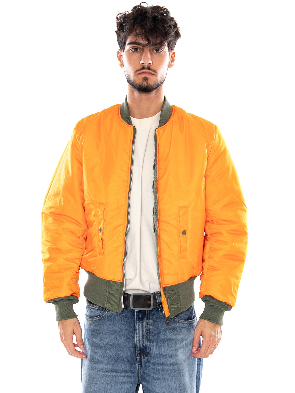 MA-1 HERITAGE BOMBER JACKET SAGE GREEN - Giacca Uomo Verde 100101 01 ALPHA INDUSTRIES 