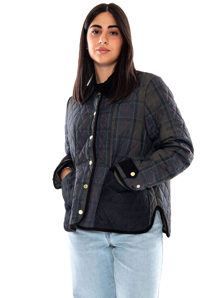 Barbour Ainsdale Checked Quilted Jacket Shadow Classic - Giacca Donna Multicolore 262MLQU1932 TN11 BARBOUR 