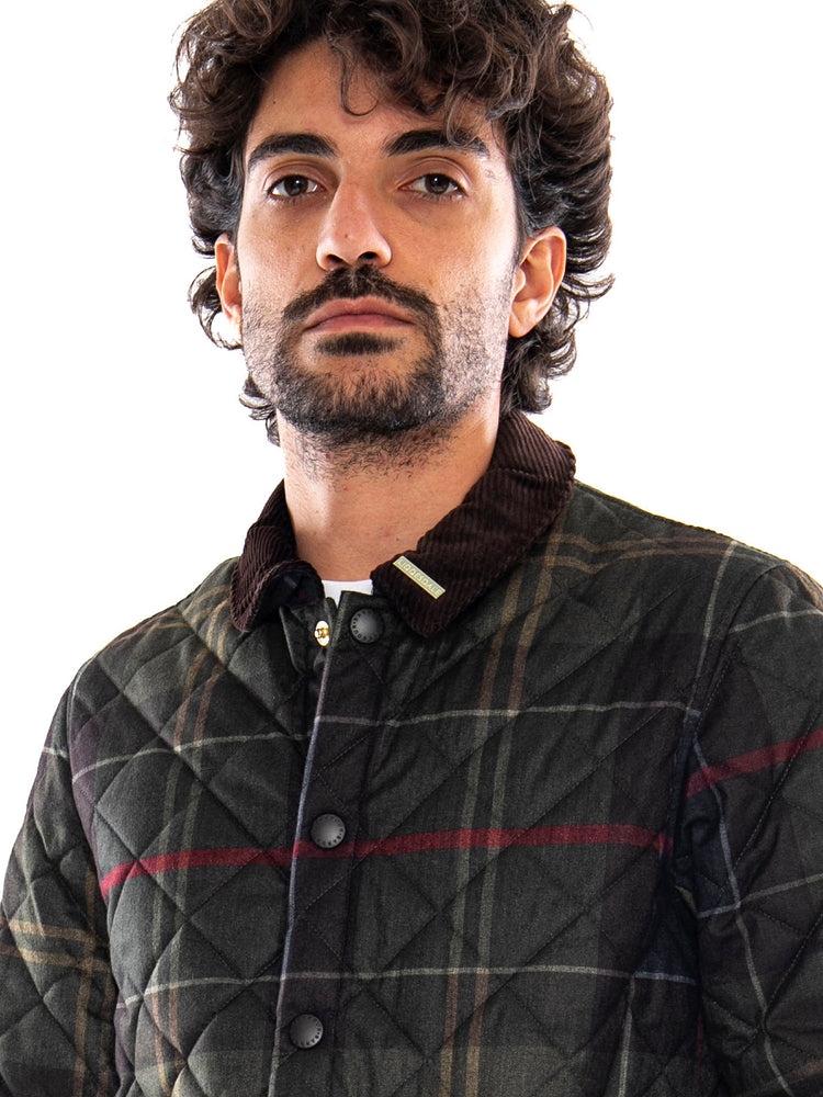 TTN Liddesdale Quilted Jacket Classic Tartan - Giacca Uomo Tartan 262MMQU1909 TN14 BARBOUR 