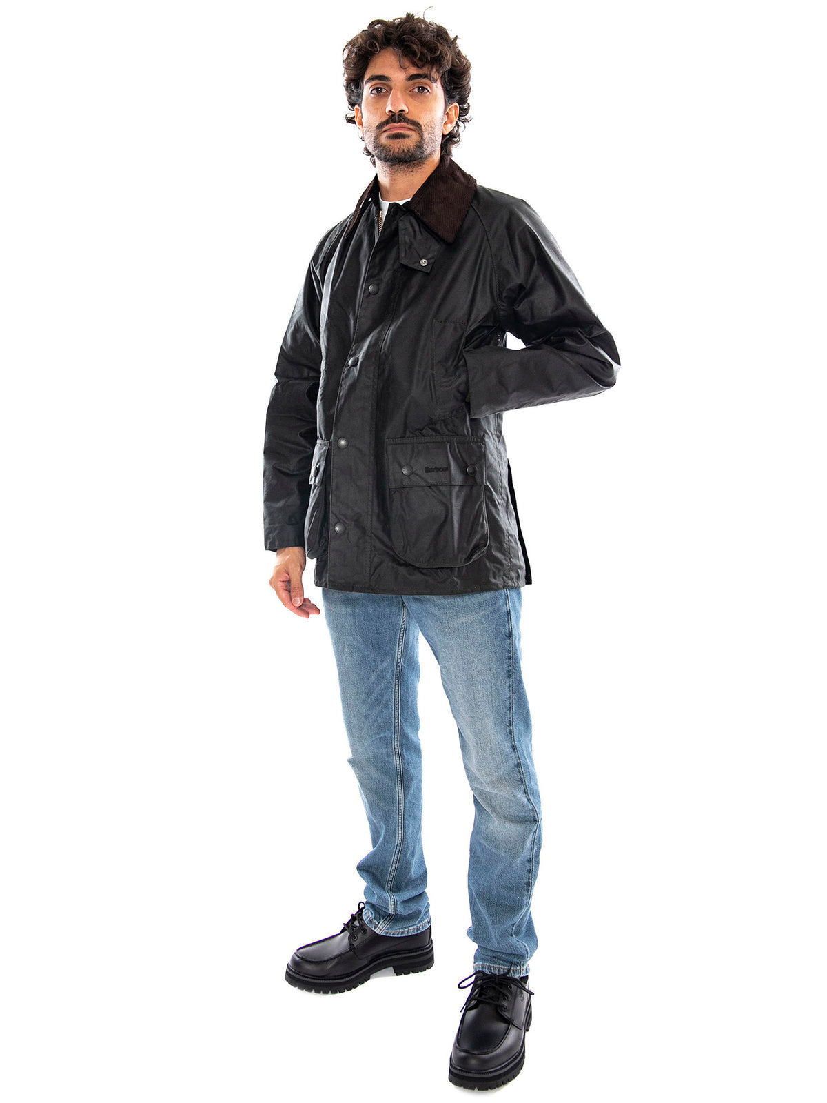 Bedale Wax Jacket Sage - Giacca Uomo Verde Salvia 262MMWX0018 SG91 BARBOUR 
