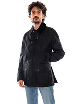 Ashby Wax Jacket Black / Classic - Herren Jacke Schwarz BARBOUR