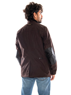 Ogston Wax Jacket Rustic Classic - Giacca Uomo Marrone 262MMWX0700 RU71 BARBOUR 