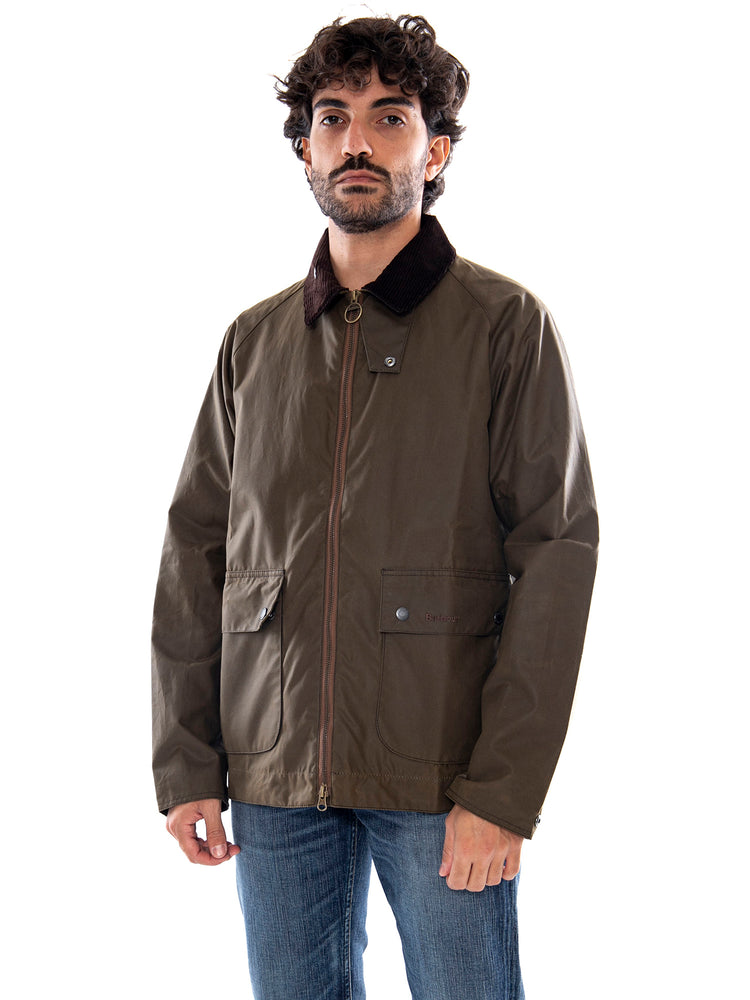 Barbour Short Bedale Wax Brown - Giacca Cerata Corta Uomo Marrone 262MMWX2205 BR71 BARBOUR 