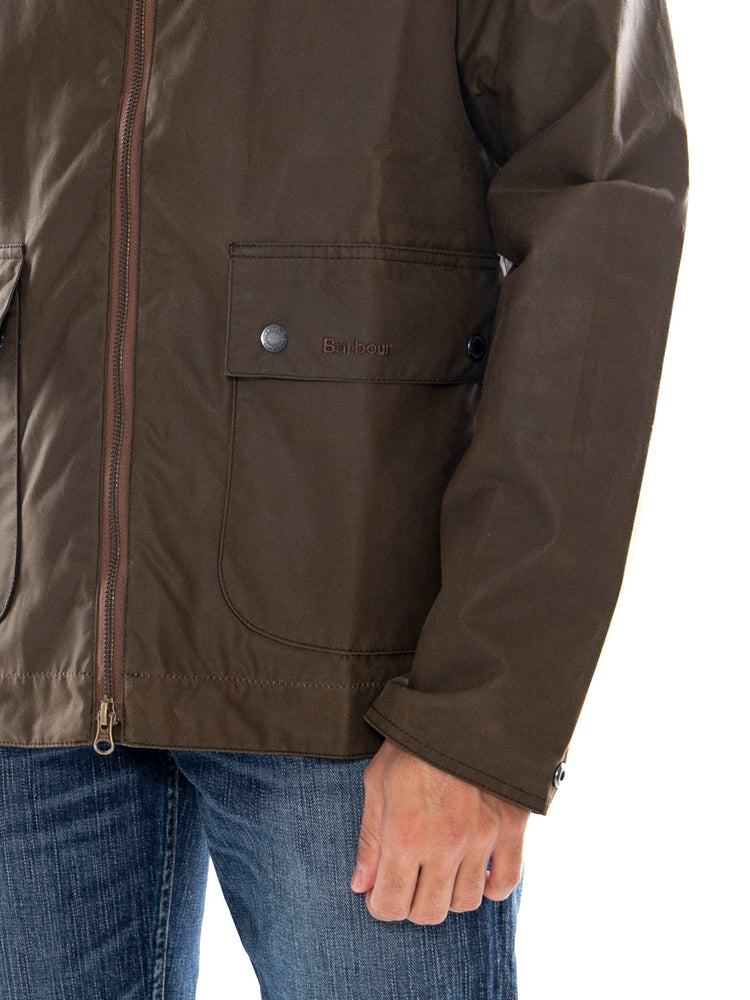 Barbour Short Bedale Wax Brown - Giacca Cerata Corta Uomo Marrone 262MMWX2205 BR71 BARBOUR 