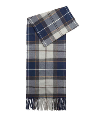 Barbour Galingale Tartan Scarf Grey Midnight Tartan - Sciarpa Multicolore 262MUSC0300 TN38 BARBOUR 
