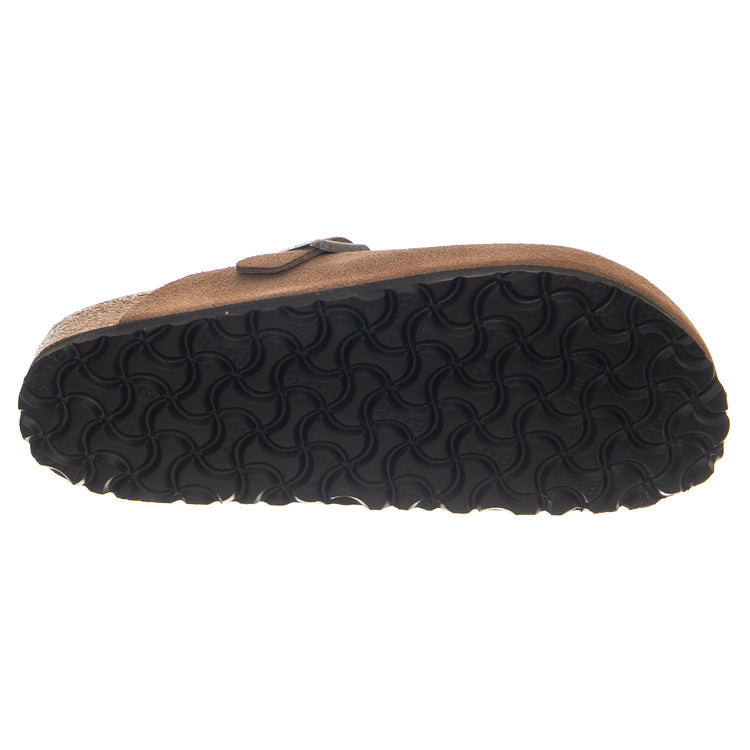 Boston Suede Leather Dark Tea - Sandali Calzata Stretta Uomo/Donna Marroni 1032795 DKT BIRKENSTOCK 