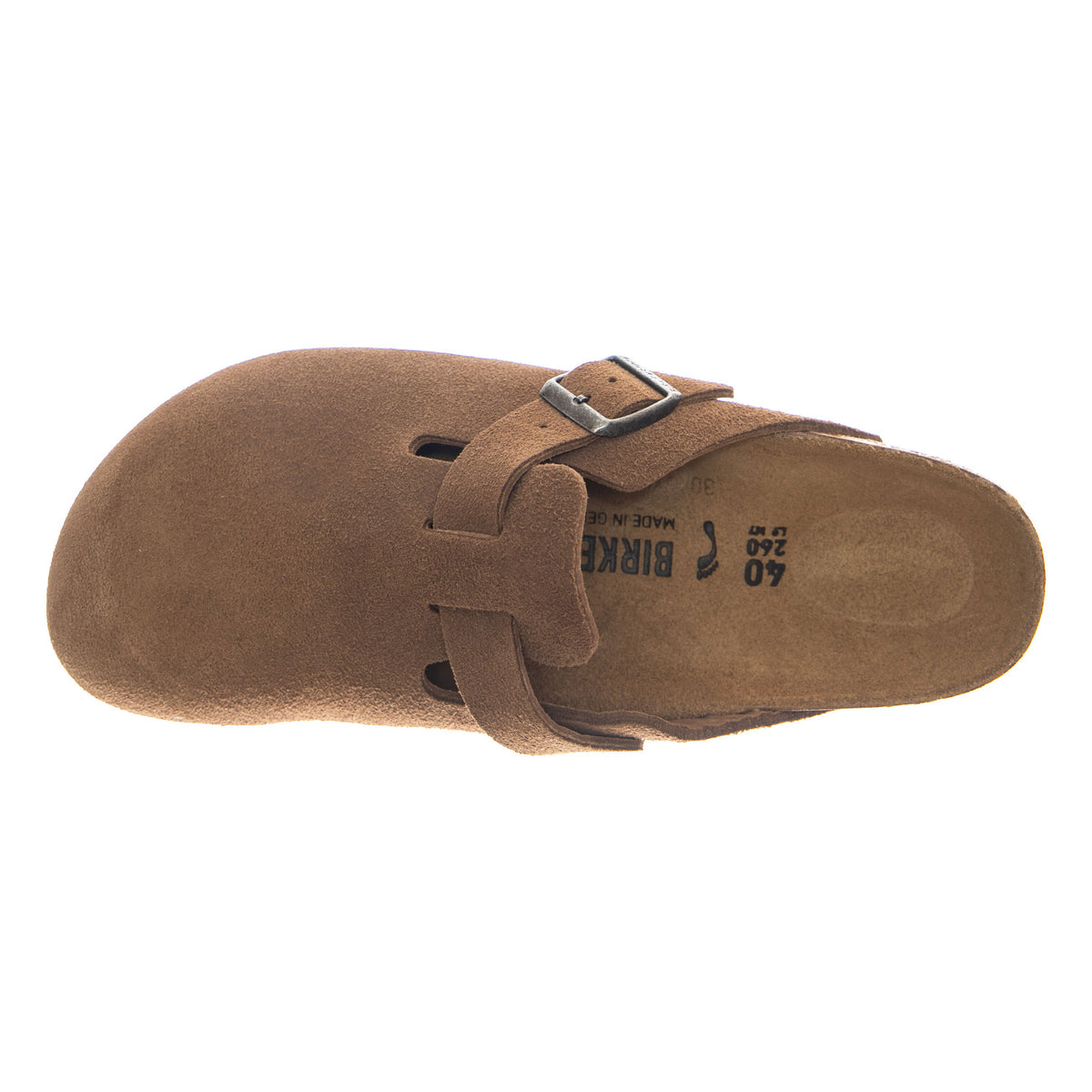Boston Suede Leather Dark Tea - Sandali Calzata Stretta Uomo/Donna Marroni 1032795 DKT BIRKENSTOCK 