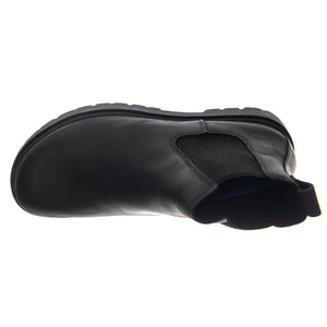 Birkenstock Highwood Slip On Mid S Oiled Leather Black - Stivaletti Uomo Neri in Pelle Oliata<BR/><BR/> 1033139 BLK BIRKENSTOCK 