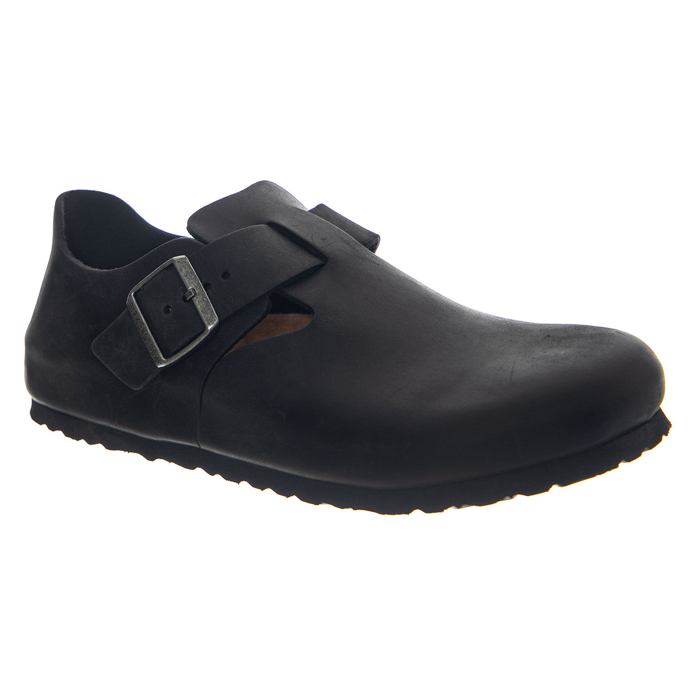 London Oiled Leather Narrow Fit - Scarpe Uomo / Donna Nere 166543 BLK BIRKENSTOCK 