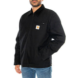DETROIT JACKET BLACK / BLACK RIGID - Giacca Uomo Nera  Uomo CARHARTT WIP