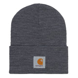 ACRYLIC WATCH HAT DARK GREY HEATHER - Cappellino a Cuffia Grigio Scuro  ACCESSORI CARHARTT WIP