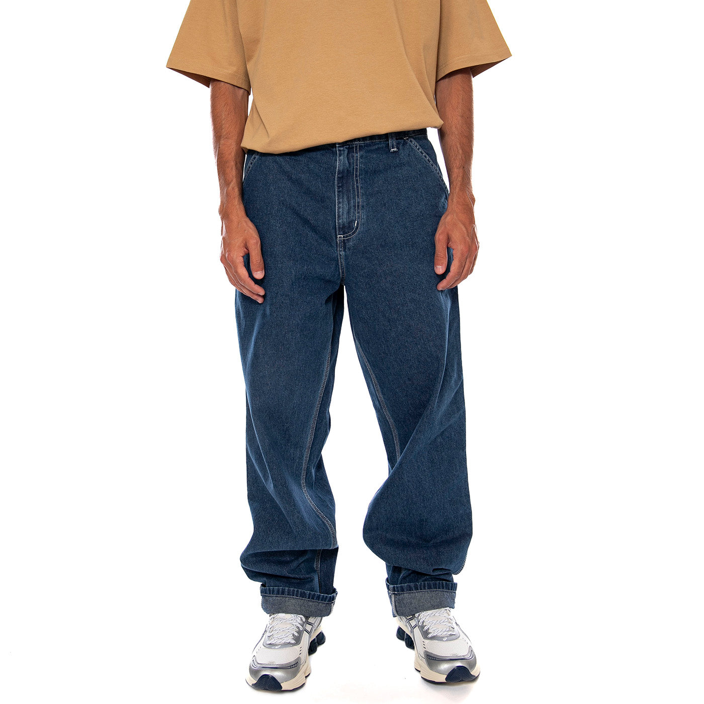 SIMPLE PANT BLUE - Pantaloni Denim Jeans Uomo Blu I022947 0106 CARHARTT WIP 