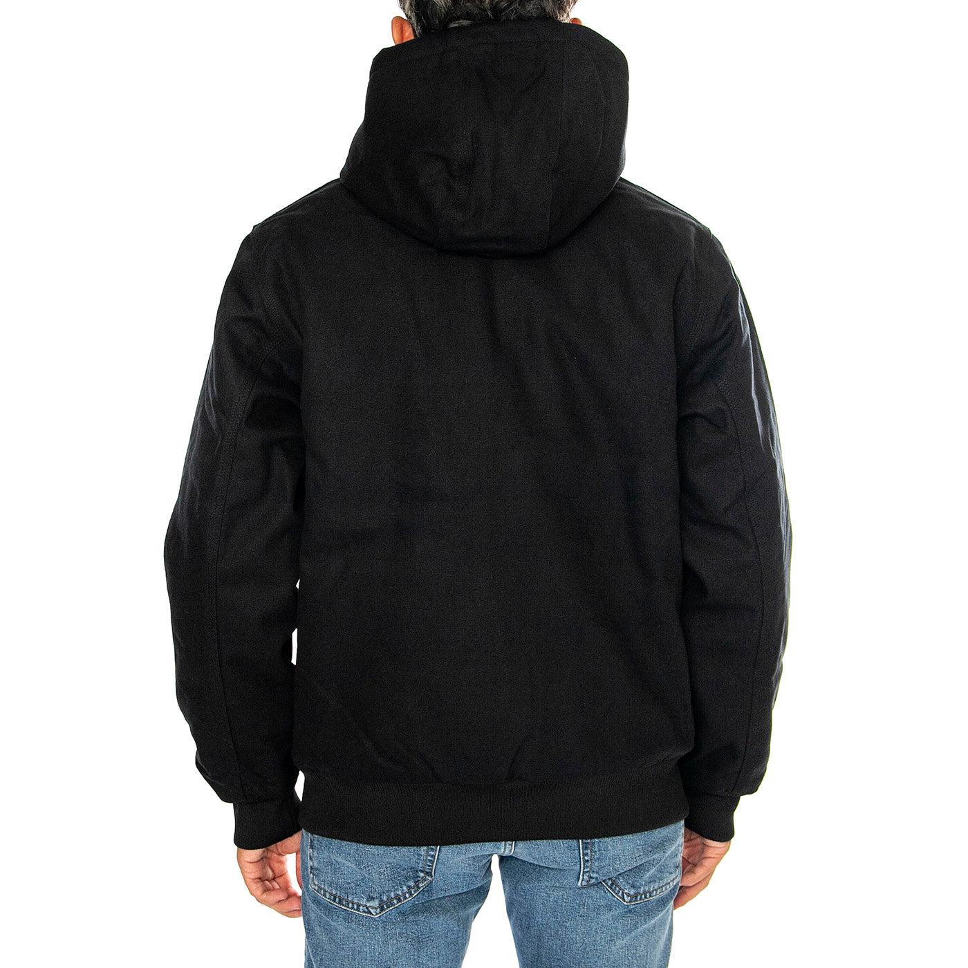 ACTIVE JACKET BLACK - Giacca con Cappuccio Uomo Nera I023083 8901 CARHARTT WIP 