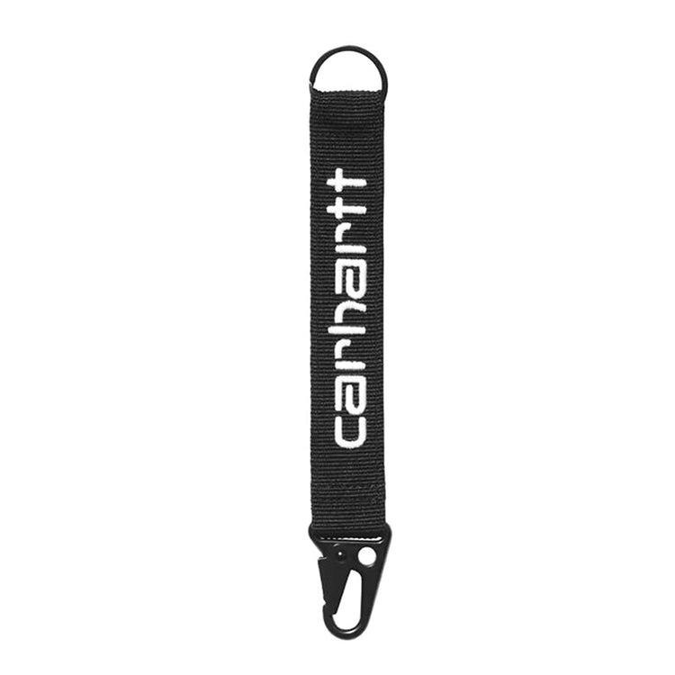 JADEN KEYHOLDER BLACK / WHITE - Portachiavi Nero I027773 0D2XX CARHARTT WIP 