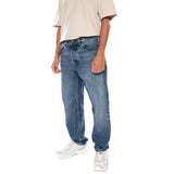 NEWEL PANT BLUE MARBLE USED WASH - Denim-Jeans Hose für Herren Blau Herren CARHARTT WIP