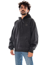 Hooded Vista Sweat Black Garment Dyed - Hoodie mit Kapuze Herren Schwarz CARHARTT WIP