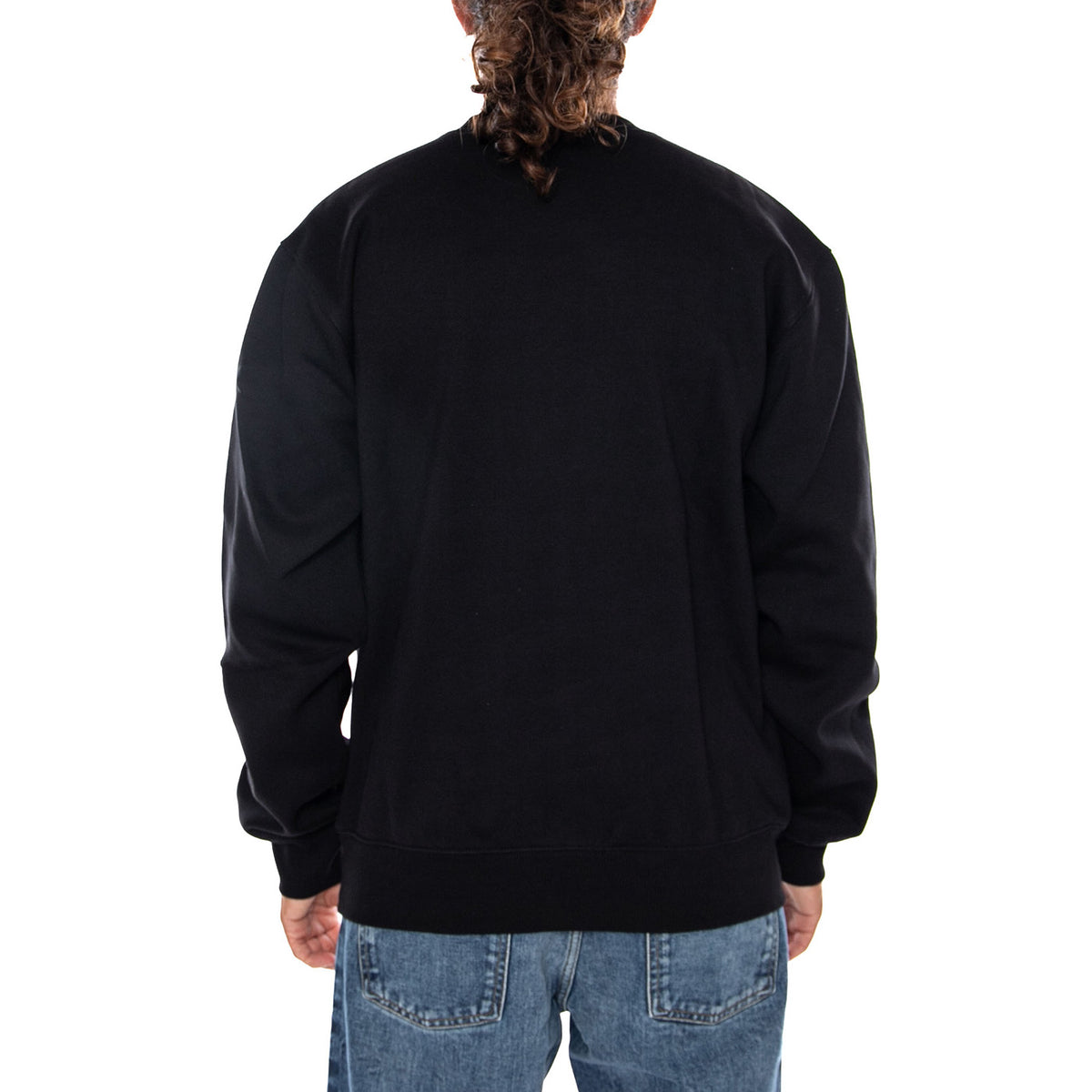 CARHARTT SWEAT BLACK / BLACK - Felpa Girocollo Uomo Nera I030546 00EXX CARHARTT WIP 