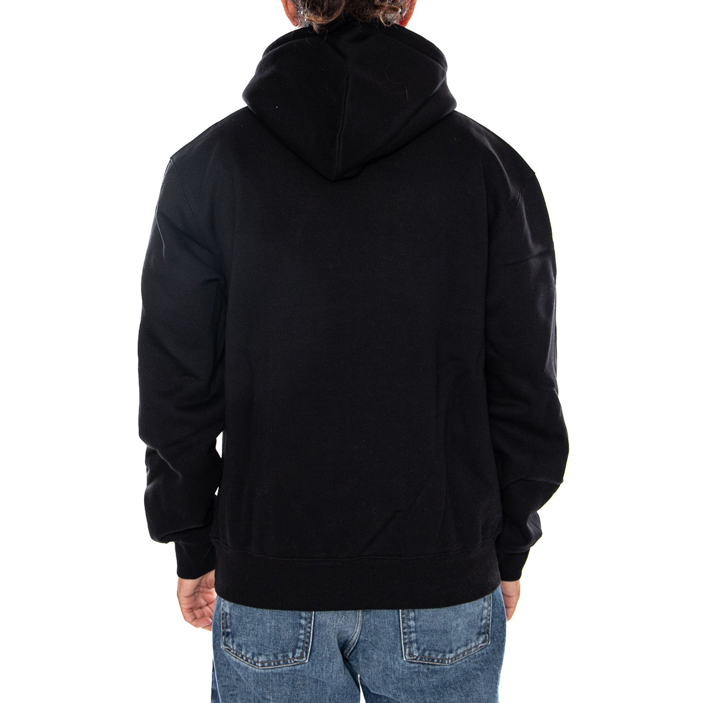 HOODED CARHARTT SWEAT BLACK - Felpa con Cappuccio Uomo Nera I030547 0D2XX CARHARTT WIP 