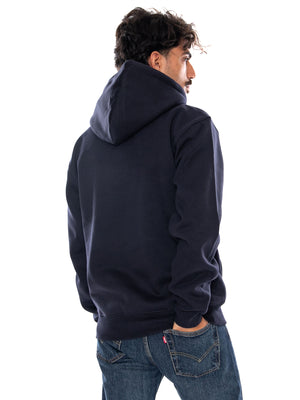 CARHARTT WIP HOODED CARHARTT SWEAT DARK NAVY / DARK SCARAB - Felpa con Cappuccio Uomo Blu Scuro I030547 3Z0XX CARHARTT WIP 