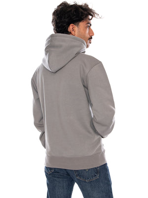 CARHARTT WIP HOODED CARHARTT SWEAT SHADY GREY / DARK NAVY - Felpa con Cappuccio Uomo Grigia I030547 3Z4XX CARHARTT WIP 