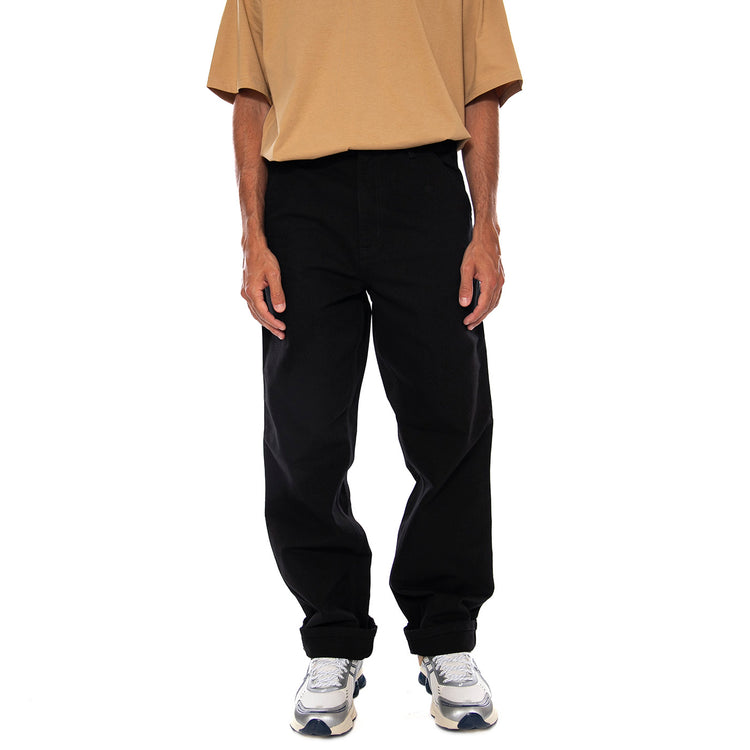SINGLE KNEE PANT CBLACK - Pantaloni Denim Jeans Uomo Neri I031497 8902 CARHARTT WIP 