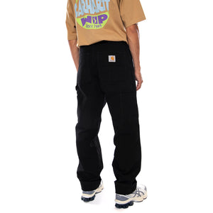 SINGLE KNEE PANT CBLACK - Pantaloni Denim Jeans Uomo Neri I031497 8902 CARHARTT WIP 