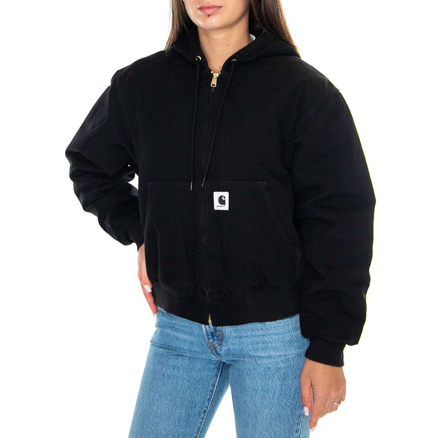 W' OG ACTIVE JACKET BLACK - Giacca Donna Nera I032238 8902 CARHARTT WIP 