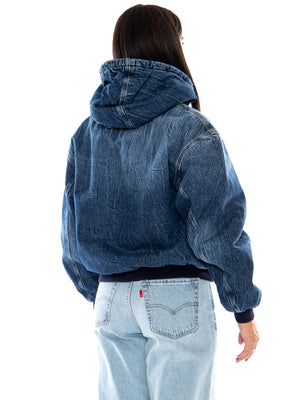 Carhartt WIP W' OG Active Jacket Blue Marble - Giacca Donna Blu<BR/><BR/> I032240 017X CARHARTT WIP 