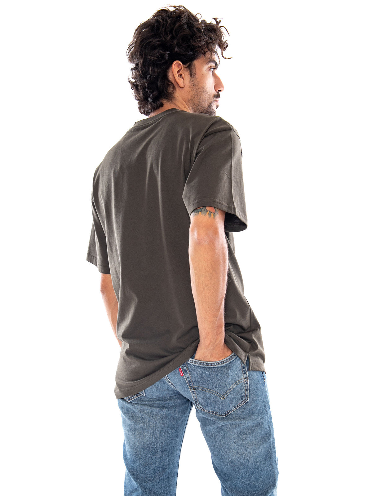 S/S Madison T-Shirt Cypress / White - Maglietta Girocollo Uomo Verde I033000 00XXX CARHARTT WIP 