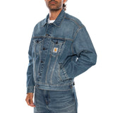 HELSTON JACKET BLUE - Denim Jacke Herren Blau  Herren CARHARTT WIP