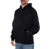 HOODED CHASE SWEAT BLACK / GOLD - Felpa con Cappuccio Uomo Nera  Uomo CARHARTT WIP