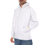 HOODED CHASE SWEAT ASH HEATHER / GOLD - Hoodie Herren Grau Herren CARHARTT WIP