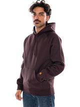CARHARTT WIP HOODED CHASE SWEAT PALISANDER / GOLD - Hoodie Herren Braun Herren CARHARTT WIP