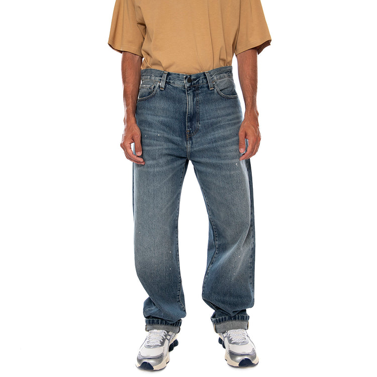 LANDON PANT BLUE - Pantaloni Denim Jeans Uomo Blu I034733 01EJ CARHARTT WIP 