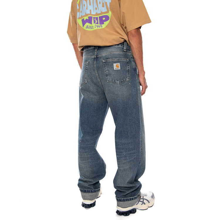 LANDON PANT BLUE - Pantaloni Denim Jeans Uomo Blu I034733 01EJ CARHARTT WIP 